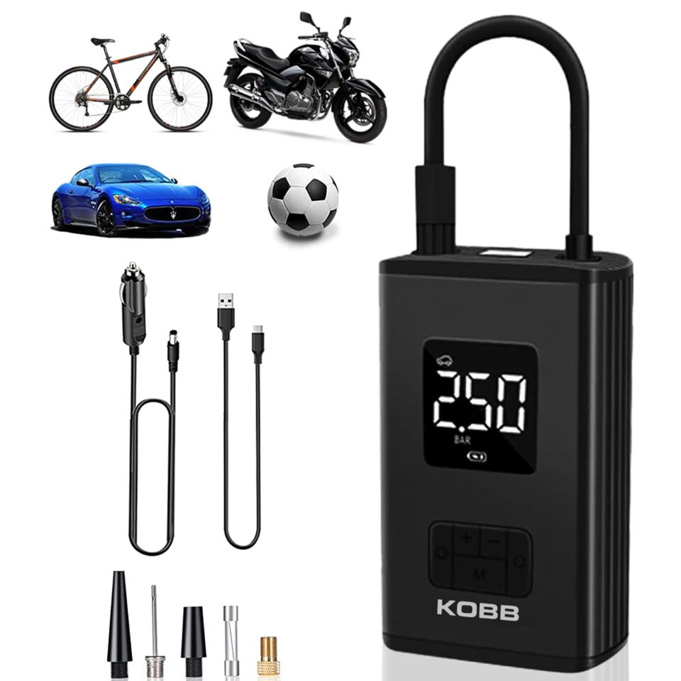 KOBB KB425 Lityum Şarjlı Hava Pompası 12 V 150 Psi
