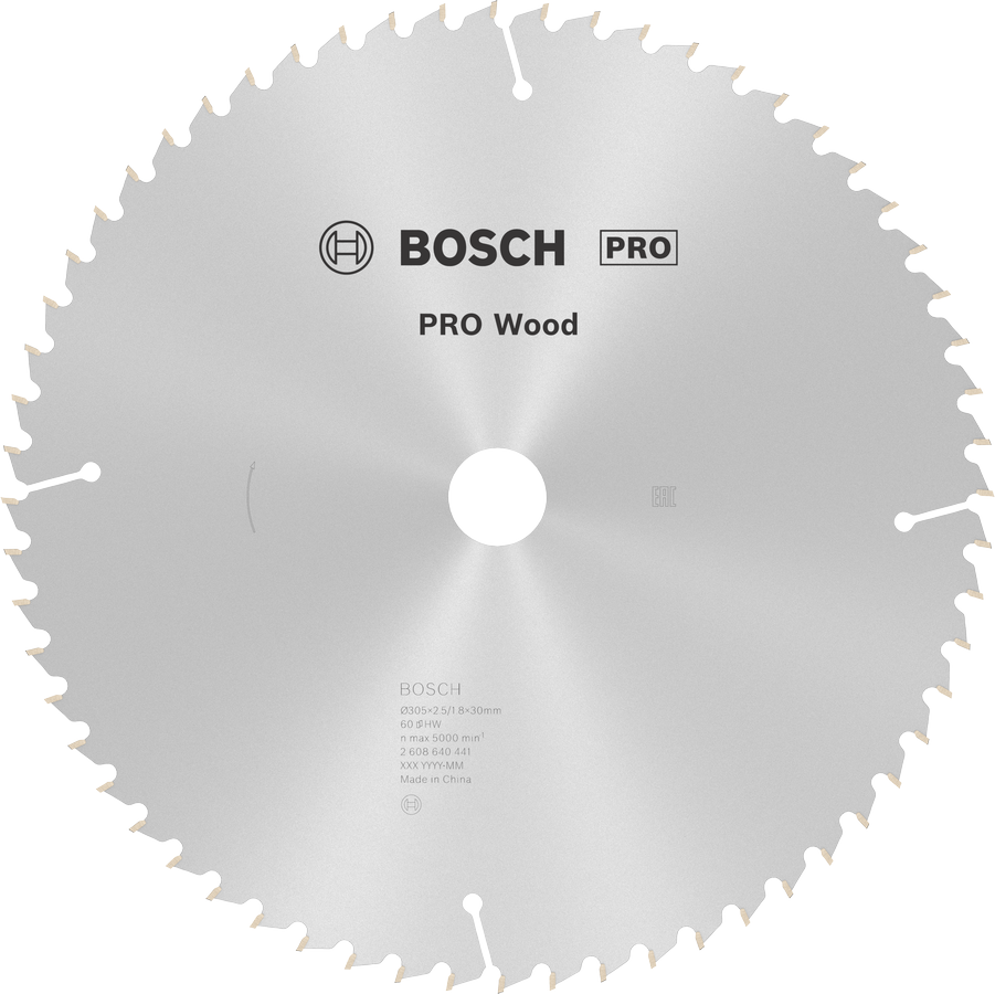 BOSCH Optiline Wood 305 mm 60 Diş Ahşap Daire Testere Bıçağı