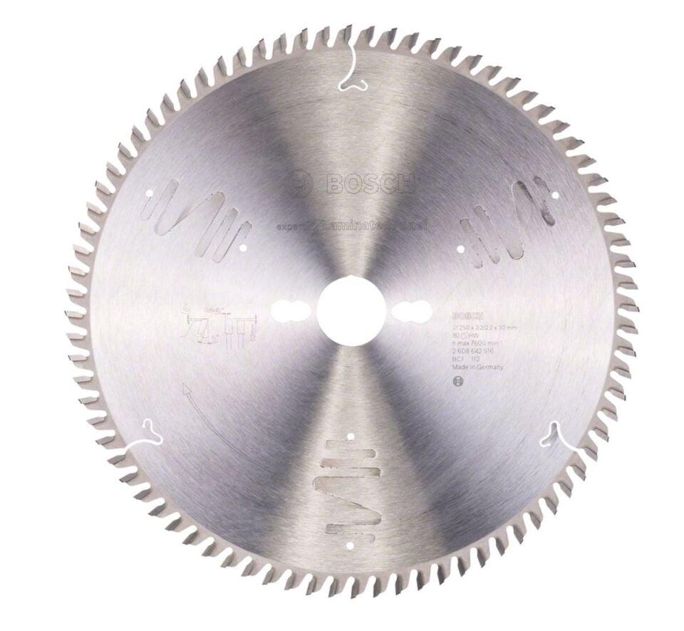 BOSCH Expert for Laminant 250x30x3,2 mm 80 Diş Elmas Daire Testere (2608642516)