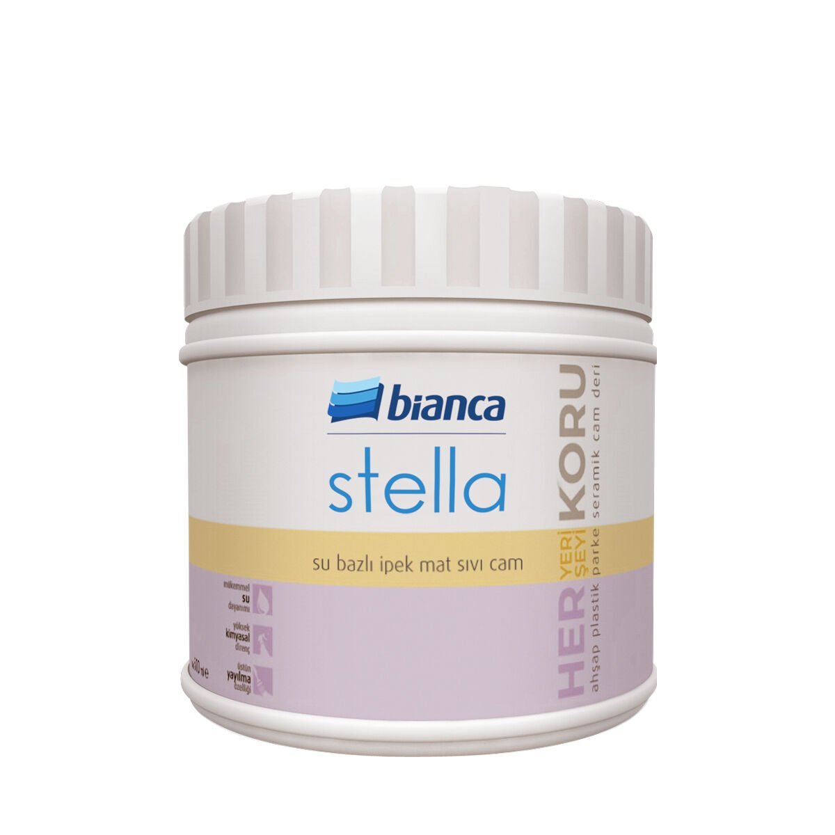 Bianca Stella Su Bazlı Sıvı Cam (İpek Mat) 500ml