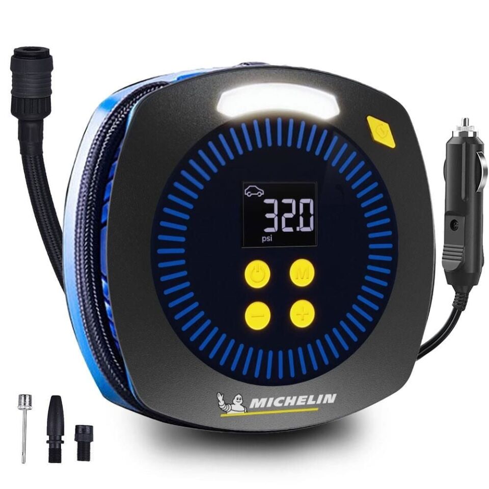 MICHELIN MC27010 Dijital Göstergeli Hava Pompası 12 Volt 100 Psi