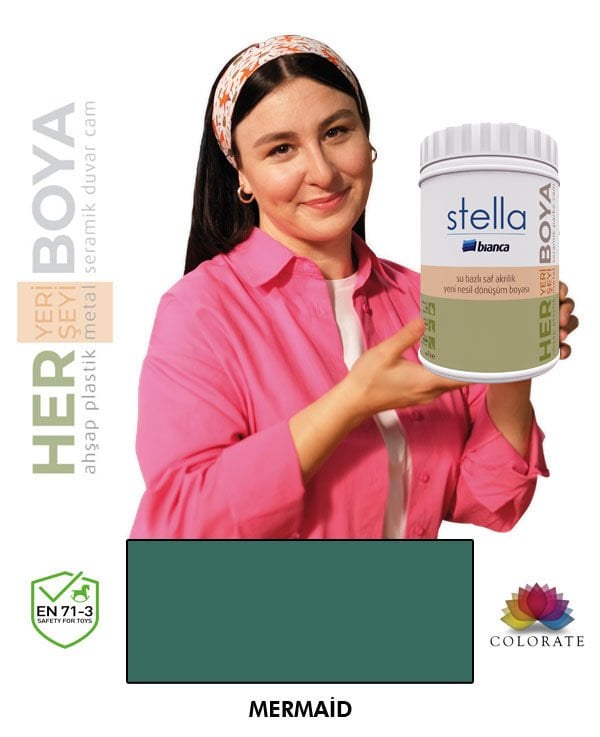 Bianca Stella Su Bazlı Boya Mermaid Mermaid - 1 Lt