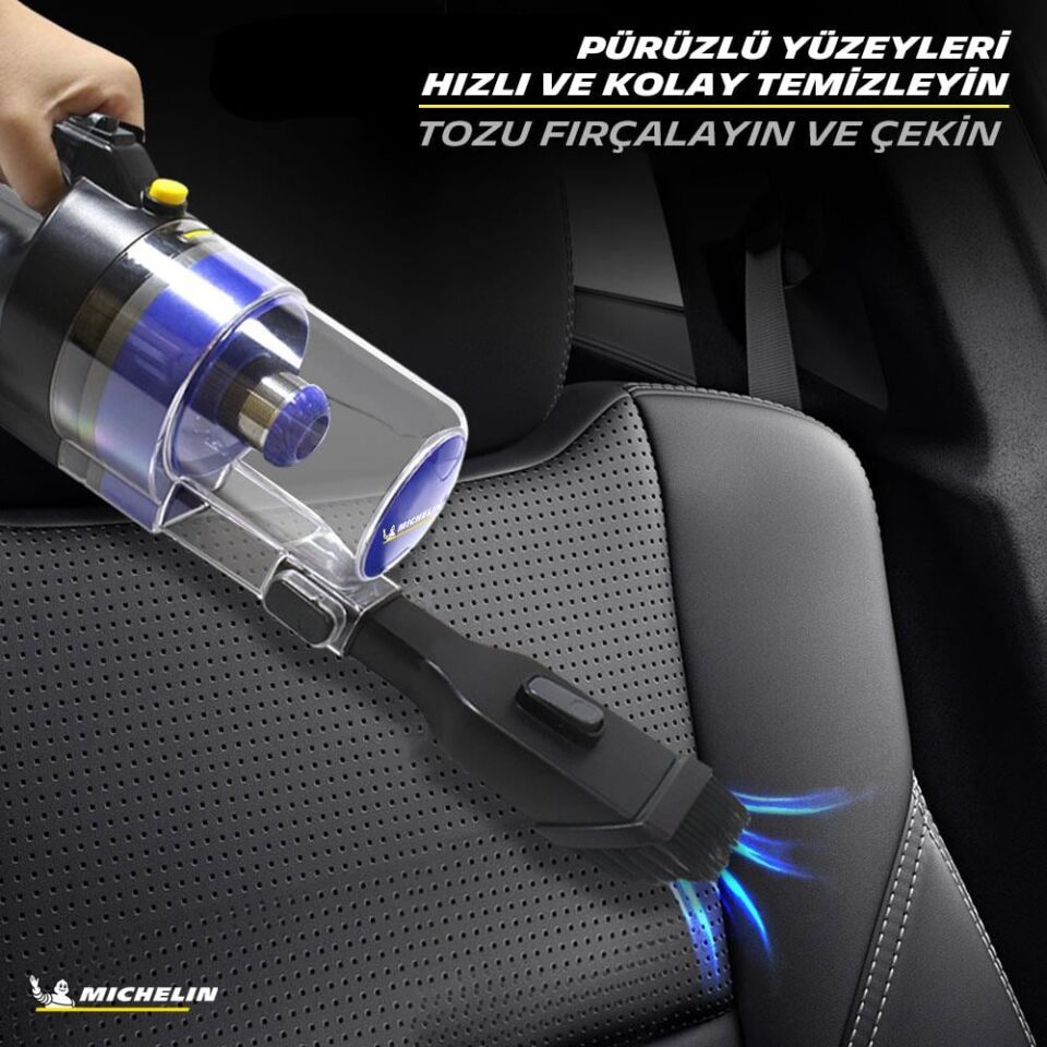 MICHELIN MC33375 Araç Süpürgesi 12 Volt