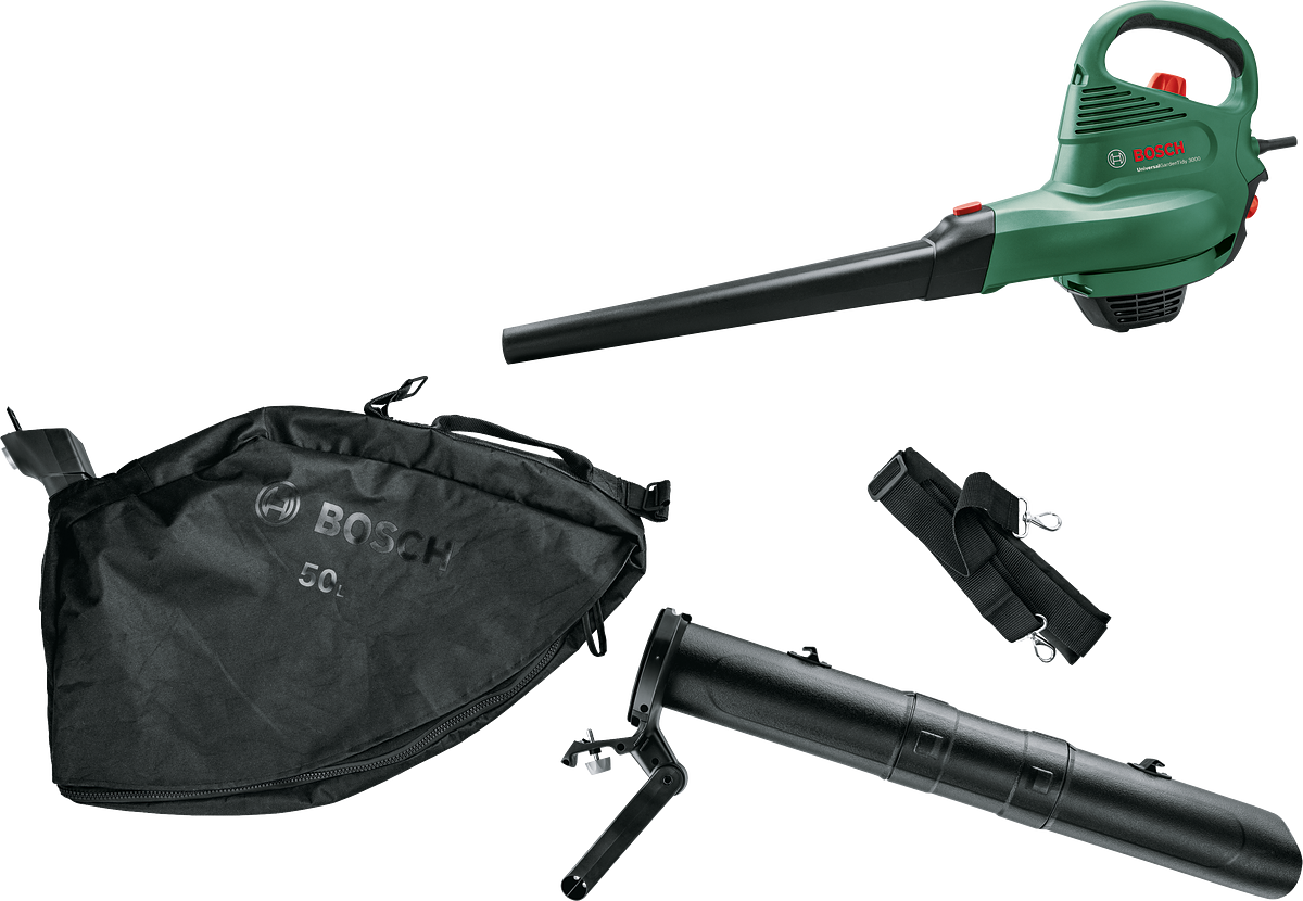 BOSCH UniversalGardenTidy 3000 Yaprak Üfleme ve Toplama Makinası