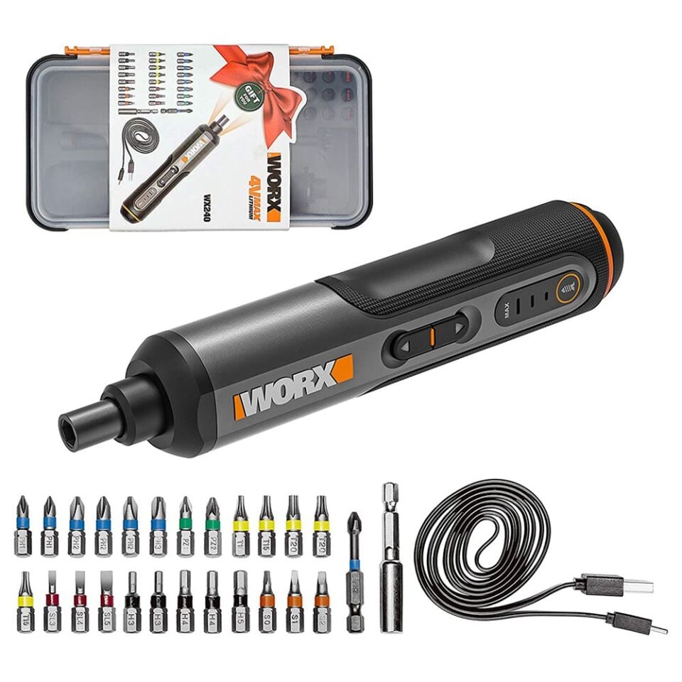 WORX WX240 Şarjlı Tornavida (Uç Setli)