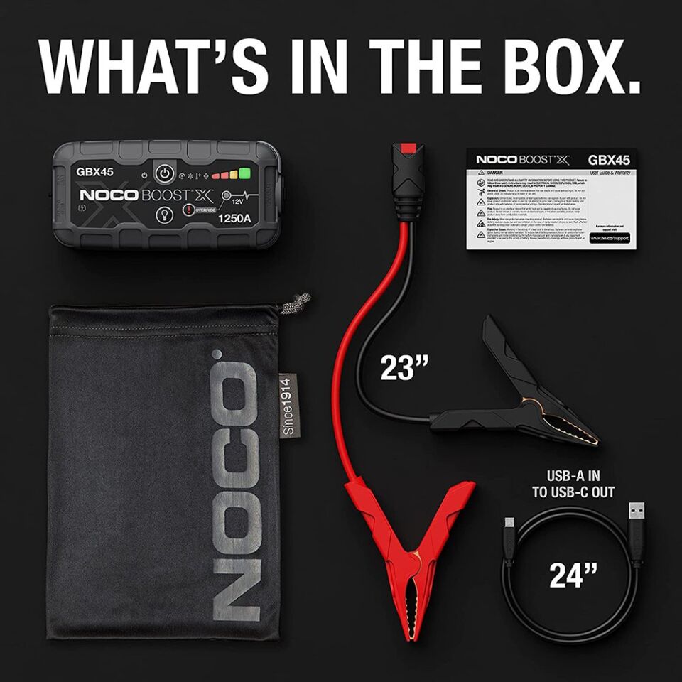 NOCO GBX45 Ultrasafe Lityum Akü Takviye Cihazı + Powerbank 1250A