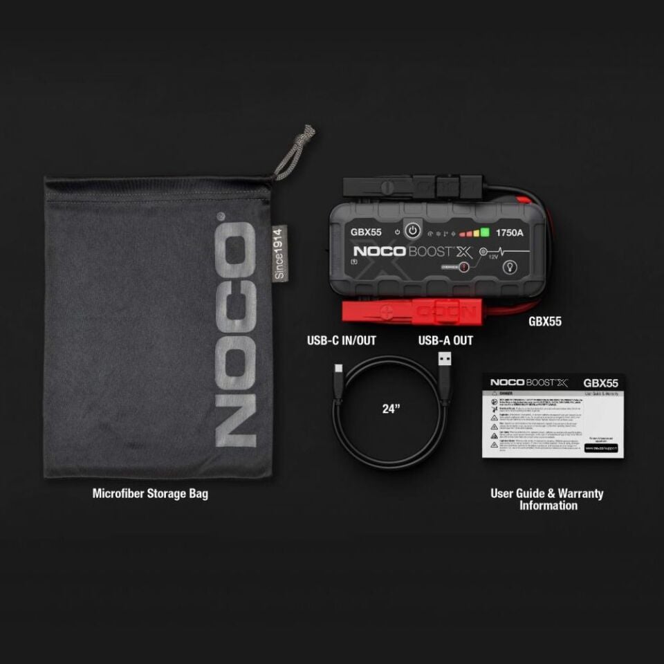NOCO GBX55 Ultrasafe Lityum Akü Takviye Cihazı + Powerbank 1750A