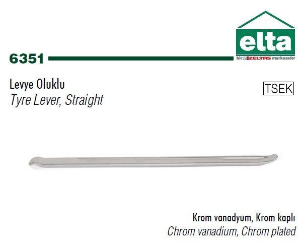 ELTA Oluklu Krom Levye 500 mm (6351260500)