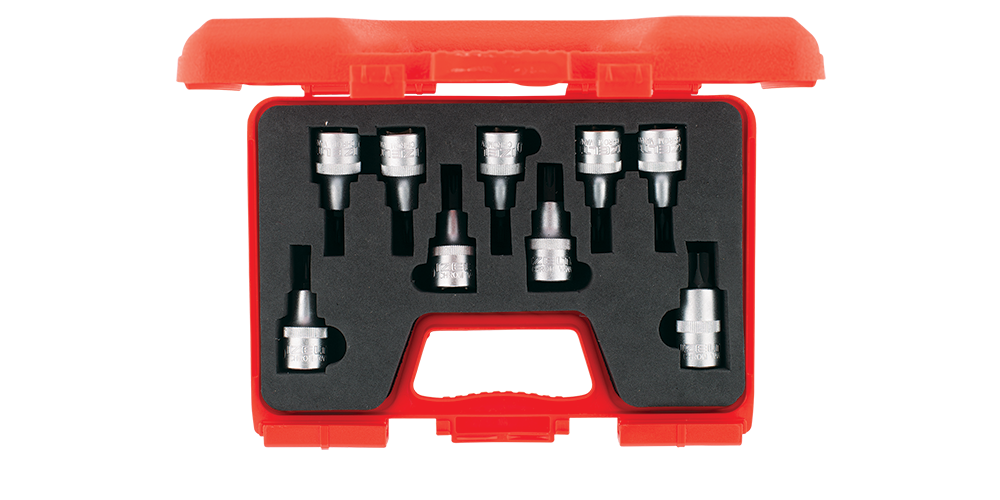 İZELTAŞ 1113 Torx Lokma Takımı 9 Parça 1/2''
