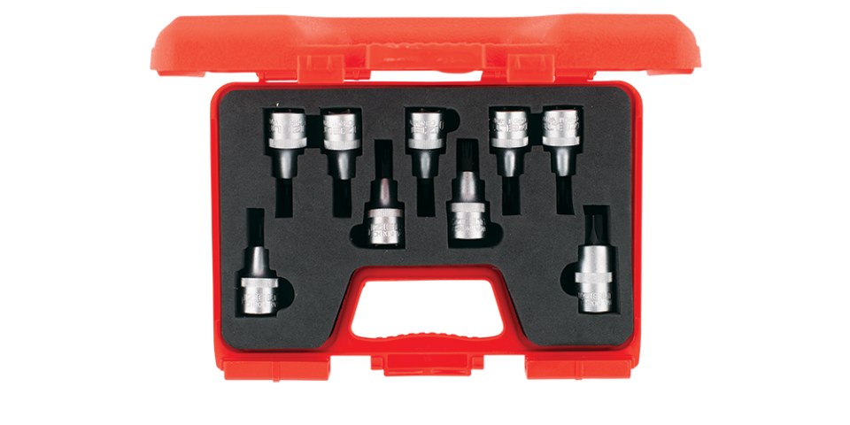 İZELTAŞ 1113 Torx Lokma Takımı 9 Parça 1/2''