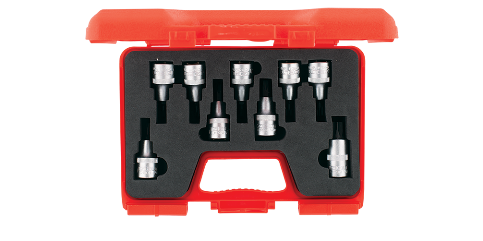 İZELTAŞ 1113 Torx Lokma Takımı 9 Parça 1/2''