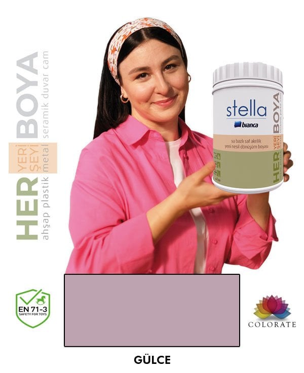 Bianca Stella Su Bazlı Boya Gülce
