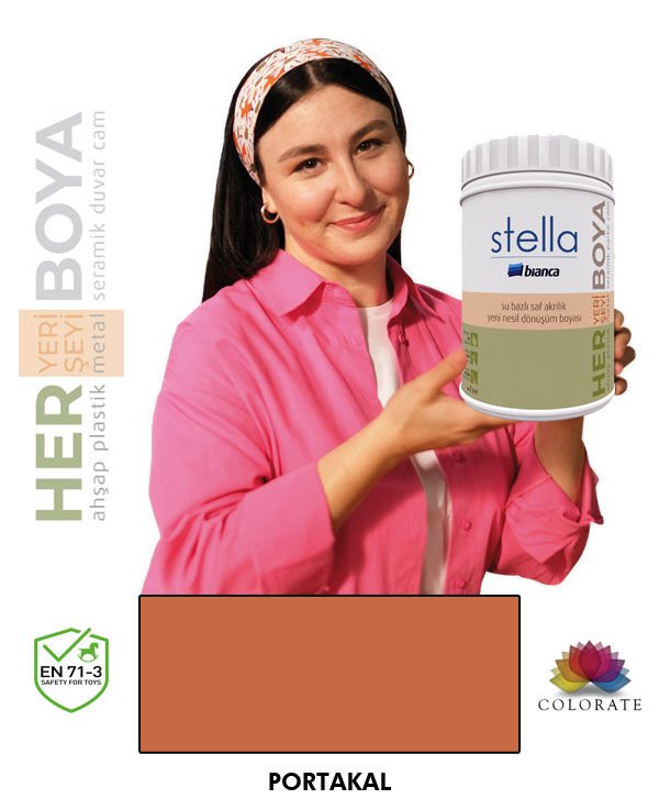 Bianca Stella Su Bazlı Boya Portakal