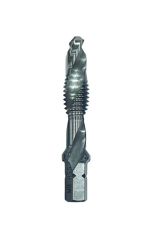 CZTOOL Matkap Uçlu Klavuz 1/4'' Altıgen Saplı (Ölçü Seçiniz)