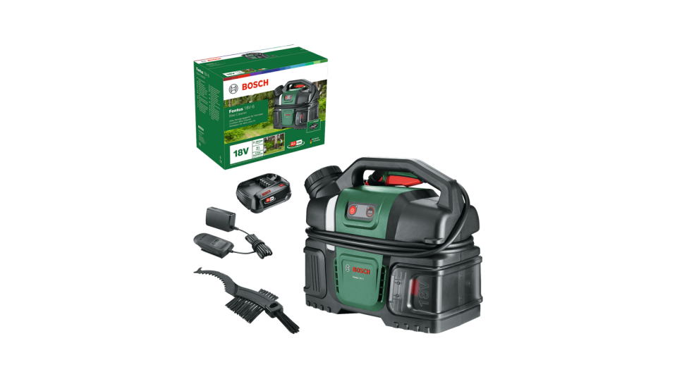 BOSCH FONTUS 18V-6 Çanta Tip Akülü Oto Yıkama Makinası Tek Akülü