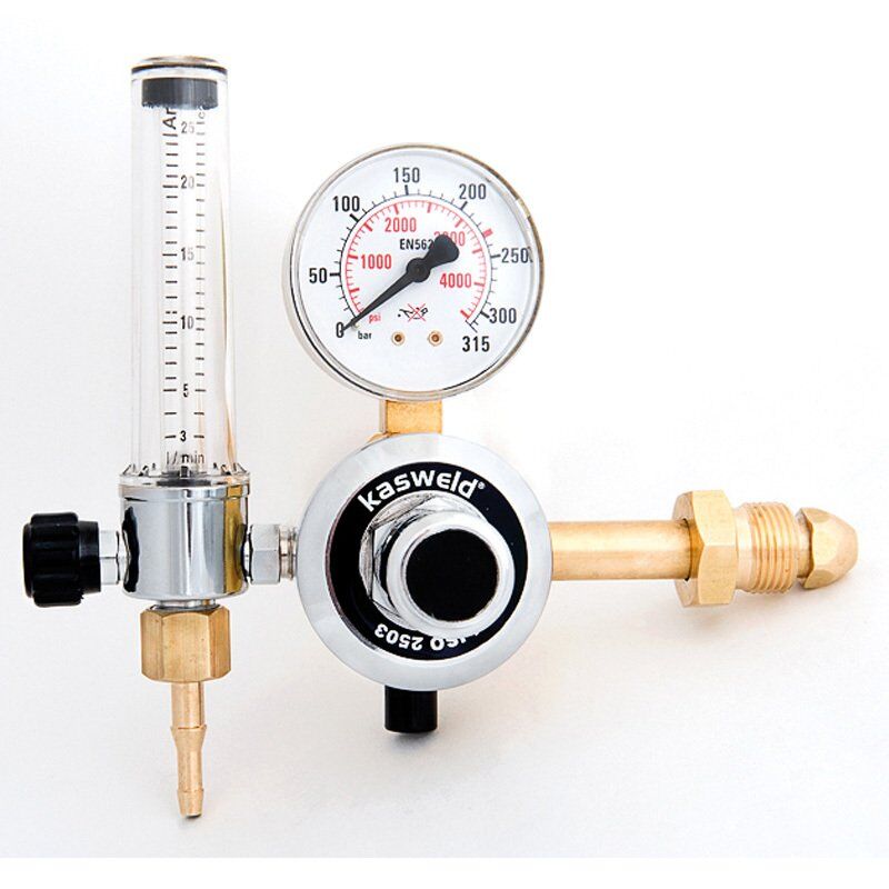 KASWELD 2302-F1 Tek Flowmetreli Azot Basınç Düşürücü Regülatör