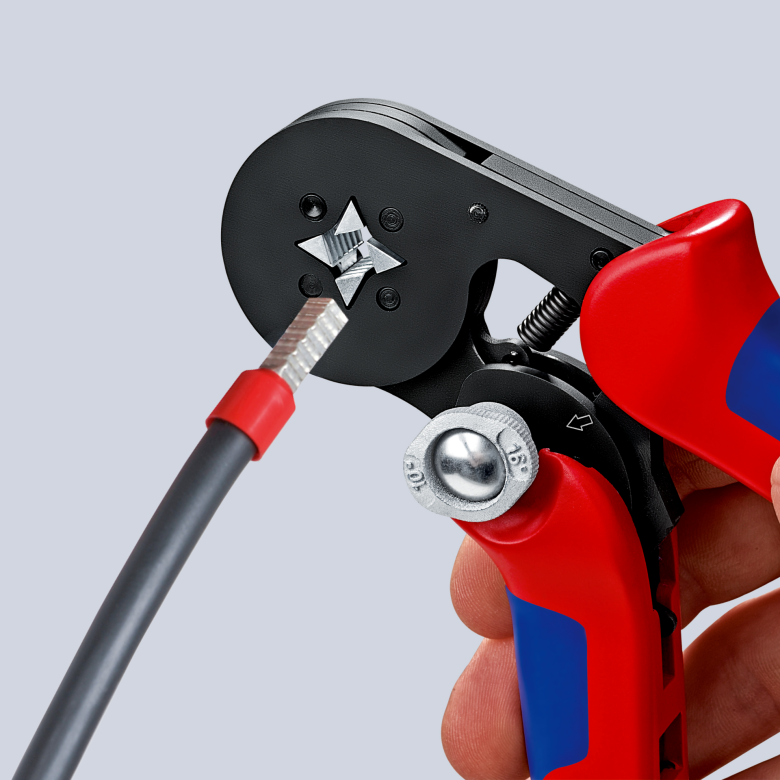 KNIPEX Kendiliğinden Ayarlanan Kablo Yüksük Pabuç Sıkma Pensi (975304)
