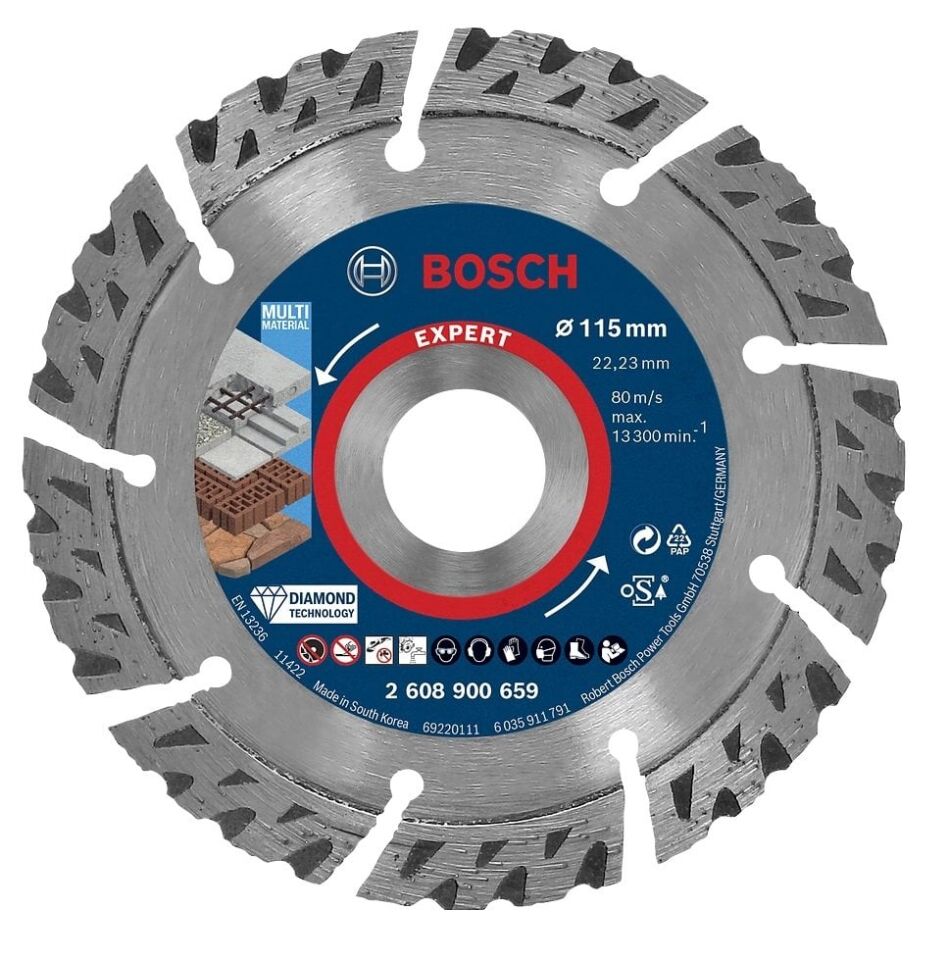 BOSCH EXPERT Multi Material Elmas Testere 115 mm