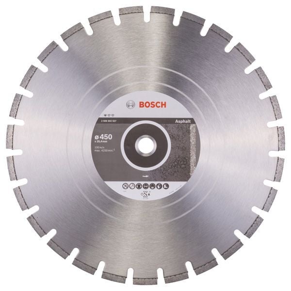 BOSCH Asfalt Kesme İçin Elmas Testere 450 mm