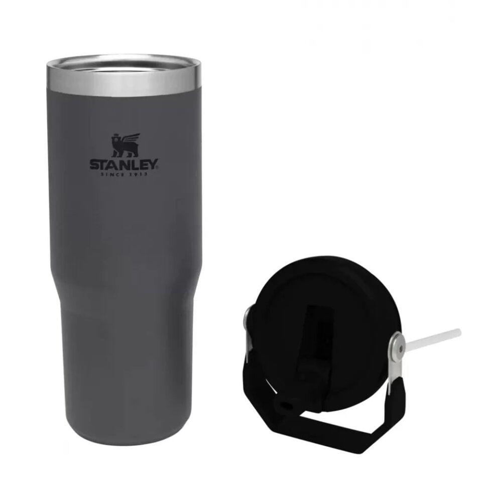 STANLEY The IceFlow Flip Straw Pipetli Termos Bardak 0.89 Lt - Füme