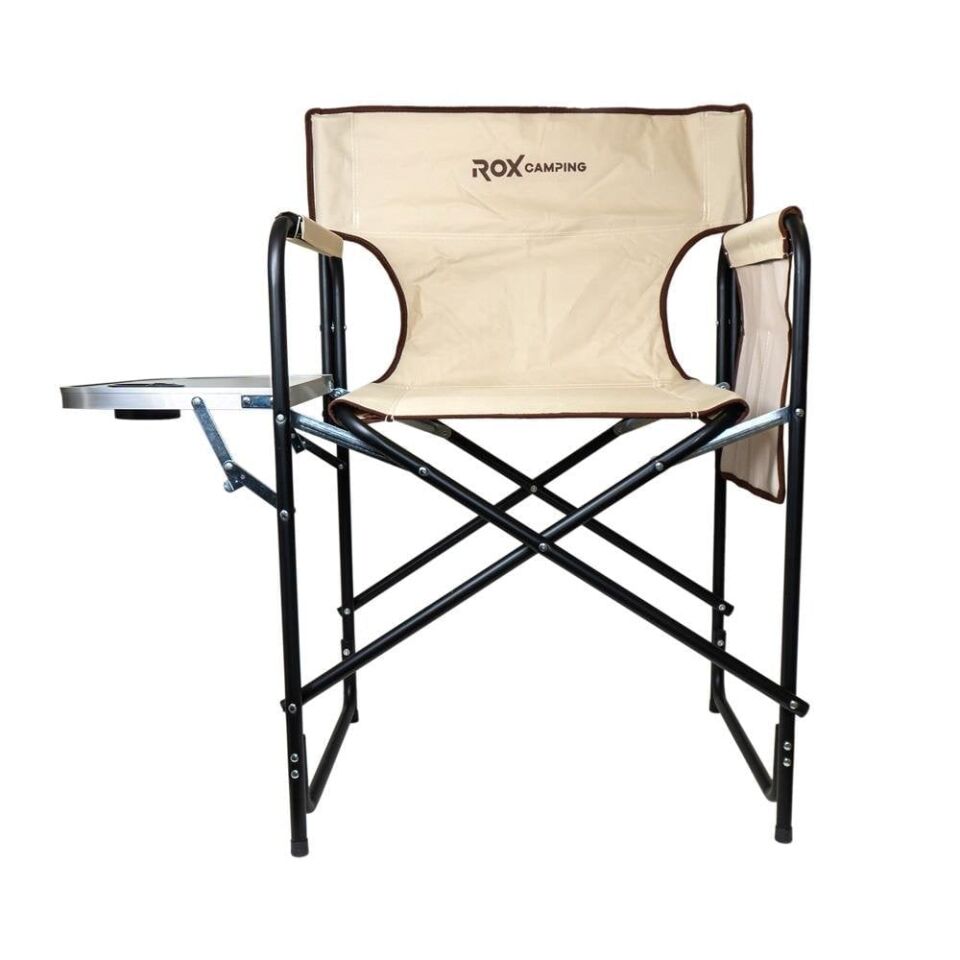 ROX Camping Bej Sehpalı Kamp Sandalyesi (153CAMP0317)