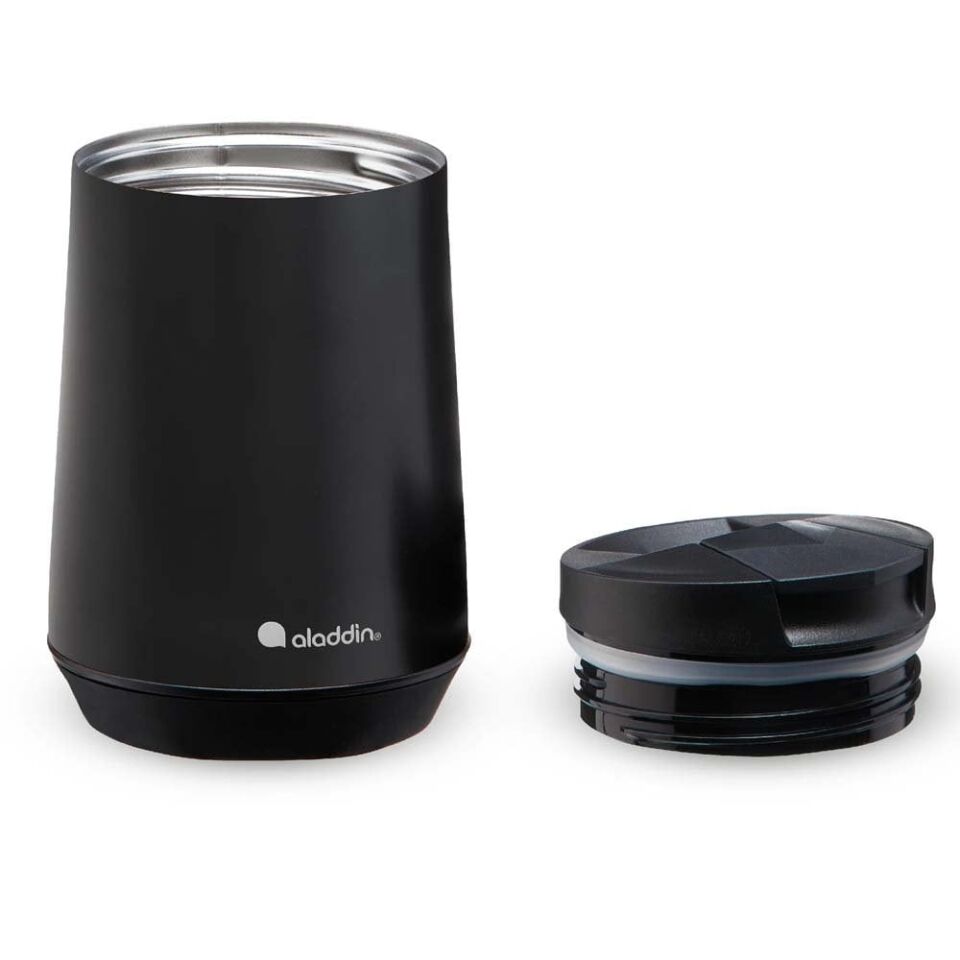 ALADDIN Espresso Thermavac Termos Bardak Siyah 0.25 Lt