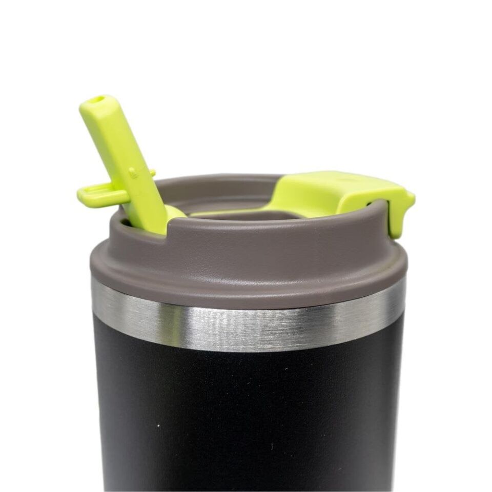 ROX Camping Pipetli Termos 0.48 Litre - Siyah (153CAMP0193)