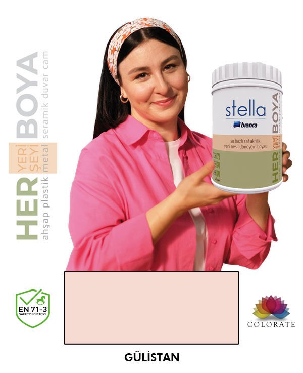 Bianca Stella Su Bazlı Boya Gülistan
