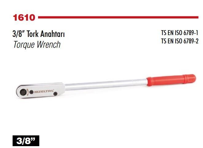 İZELTAŞ Tork Anahtarı 7-33 NM - 0,5-3,4 Kg  3/8 (1610 06 0300)