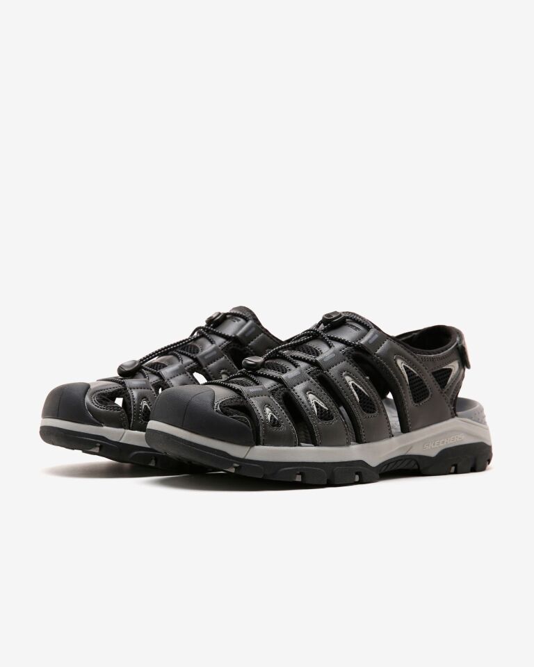 SKECHERS Tresmen Outseen Erkek Sandalet Gri