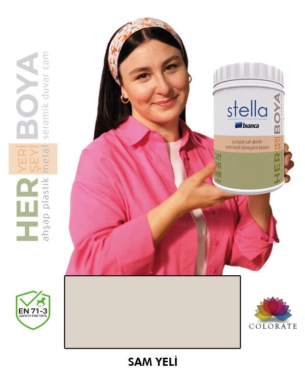 Bianca Stella Su Bazlı Boya Samyeli