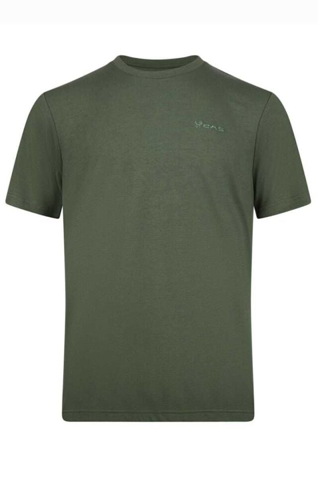 2AS Winson Erkek Viloft Sıfır Yaka T-Shirt Haki