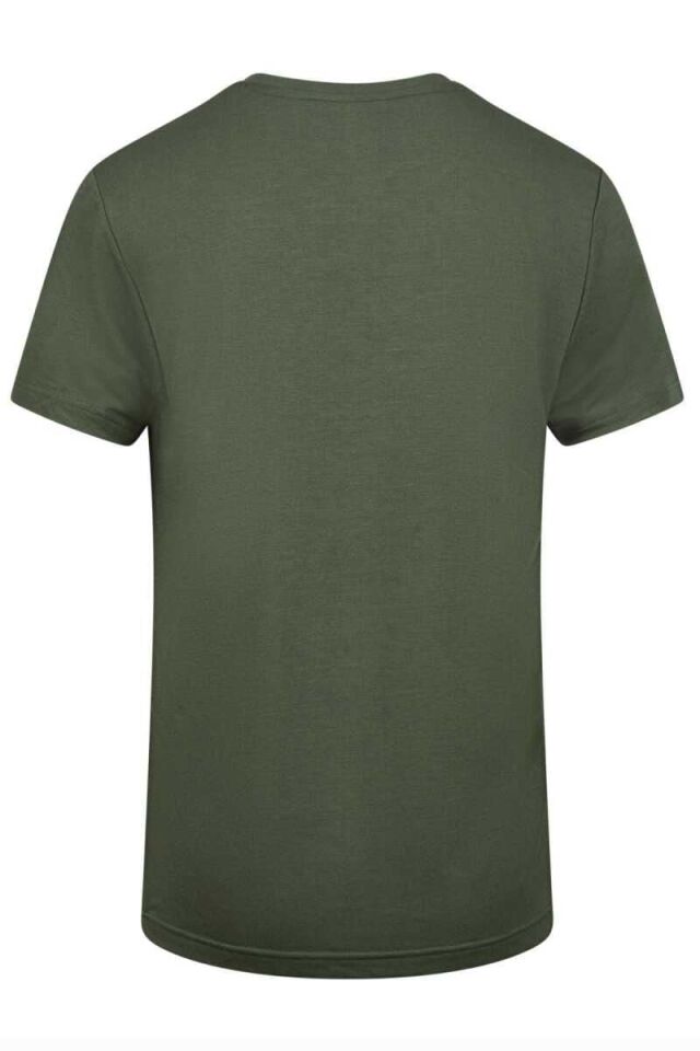 2AS Winson Erkek Viloft Sıfır Yaka T-Shirt Haki