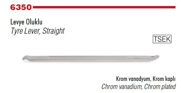 İZELTAŞ Oluklu Krom Levye 500 mm (6350260500)