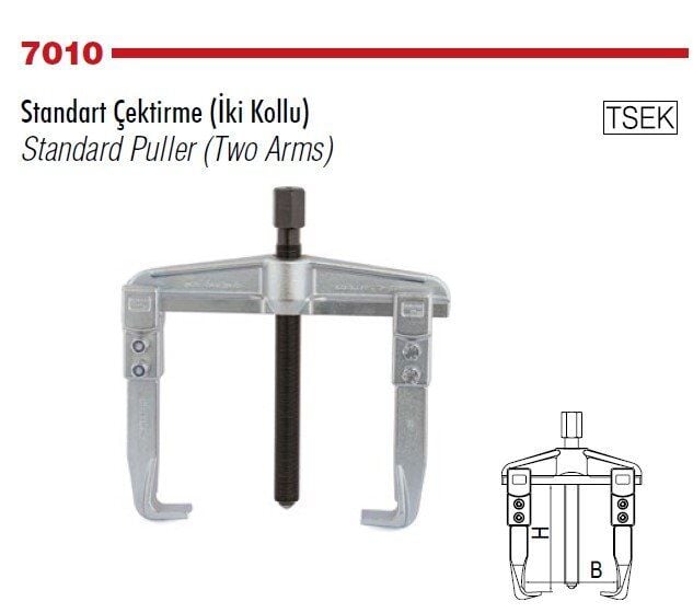 İZELTAŞ Standart İki Kollu Çektirme 120 x 100 (7010 29 1210)