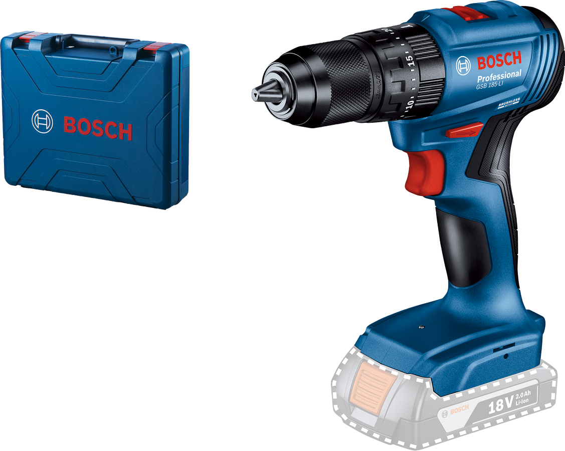 BOSCH GSB 185-LI Şarjlı Matkap 18 Volt (Akü ve Şarj Aleti Hariç)