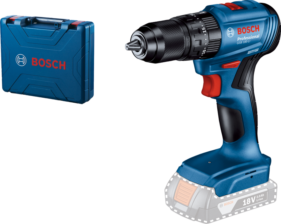 BOSCH GSB 185-LI Şarjlı Matkap 18 Volt (Akü ve Şarj Aleti Hariç)