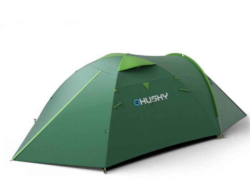 HUSKY Bizon 4 Kişilik Kamp Çadırı - Yeşil