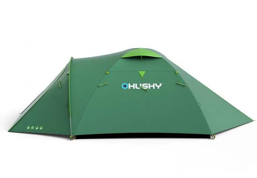 HUSKY Bizon 4 Kişilik Kamp Çadırı - Yeşil