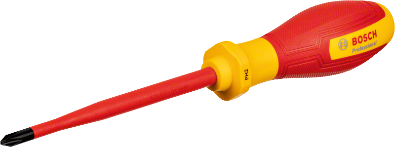 BOSCH Profesyonel İzoleli 1000 Volt PH 2 x 125 mm Yıldız Tornavida (1600A02NB9)