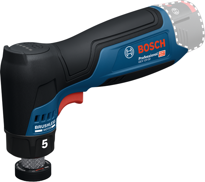 BOSCH GEX 12V-32 Akülü Eksantrik Zımpara Ve Polisaj Makinası 12 Volt (Akü ve Şarj Aleti Hariç)