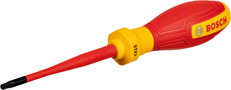 BOSCH Profesyonel İzoleli 1000 Volt  T15 x 75 mm Torx Tornavida (1600A02NC6)