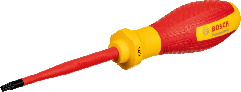 BOSCH Profesyonel İzoleli 1000 Volt T25 x 100 mm Torx Tornavida (1600A02NC8)