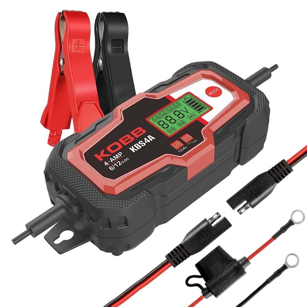 KOBB KBS4A 6V/12V 120 AH Dijital Akü Şarj  / Akü Bakım / Desülfatör Ve Power Supply