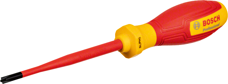 BOSCH Profesyonel İzoleli 1000 Volt Tornavida SL PH1 x 100 mm (1600A02ND4)