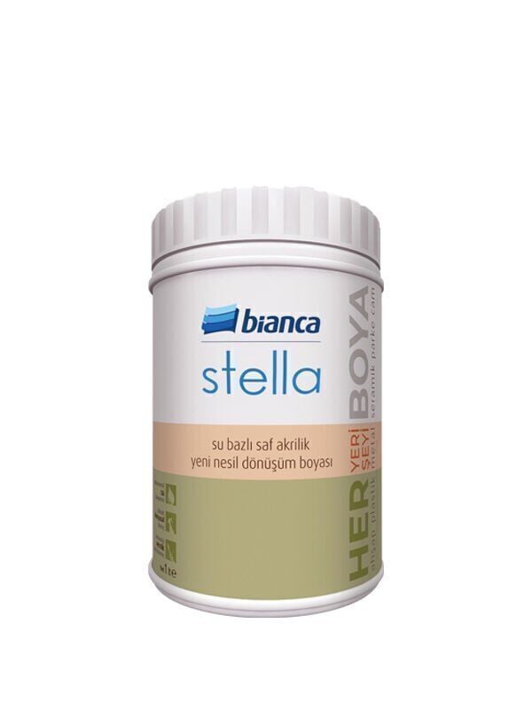 Bianca Stella Boya Seti 1 Lt Siyah Boya - Gold Mermer Efekt - Maximo İpek Mat