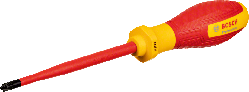 BOSCH Profesyonel İzoleli 1000 Volt Tornavida SL PZ2 x 125 mm (1600A02ND7)