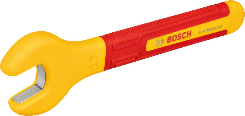 BOSCH Profesyonel İzoleli 1000 Volt Çatal Ağız Tek Anahtar 17 mm (1600A02NF2)