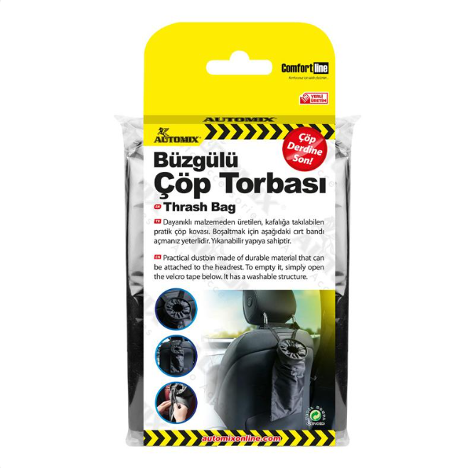 AUTOMIX Büzgülü Çöp Poşeti (170.08.011661)