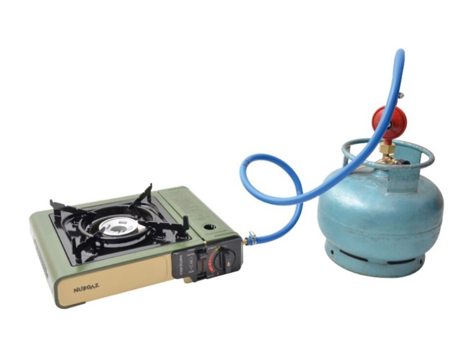 NURGAZ NG 501 Tekli Portatif Kamp Ocağı (Mavi)